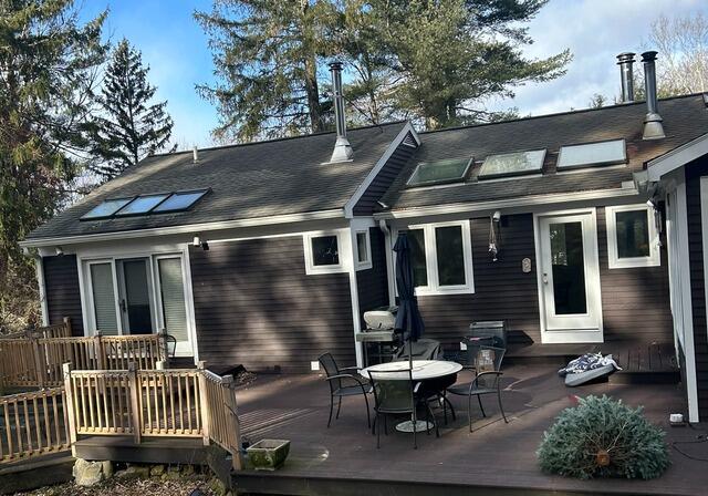 Back View Of Roof - Before