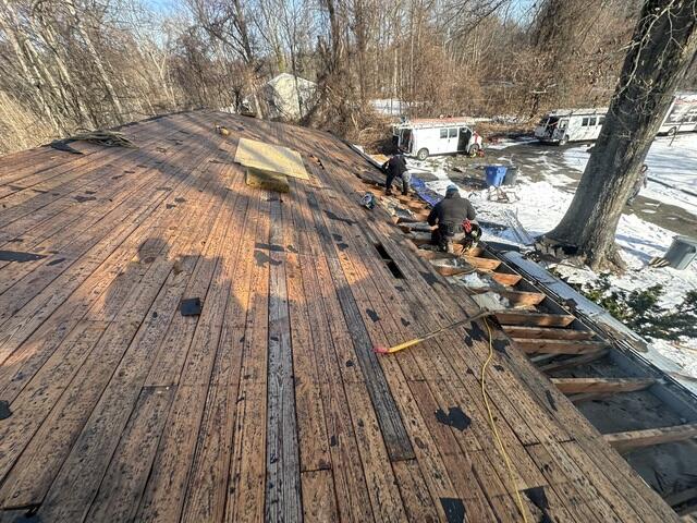 Old Plywood Removed