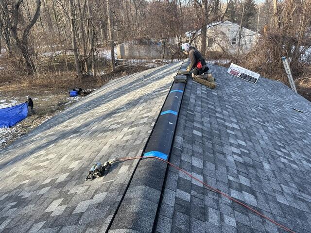 Roof Ridge Installation