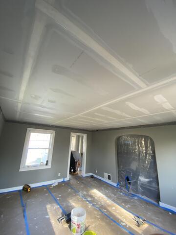 New Ceiling Installation in Meriden, CT.