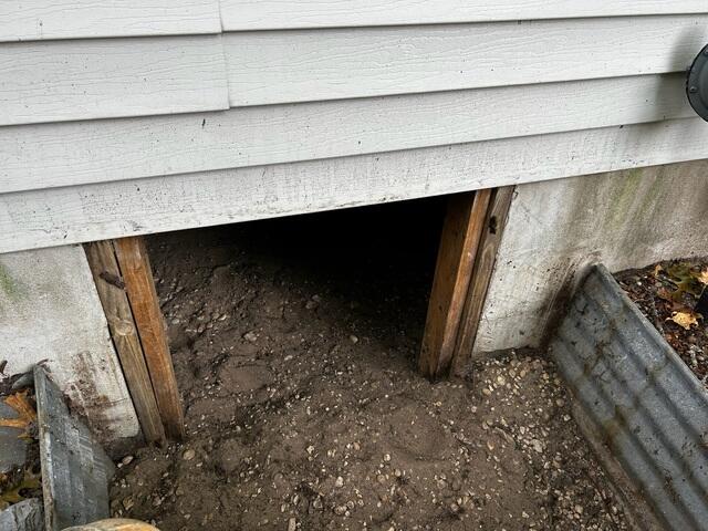 Crawl Space Entrance