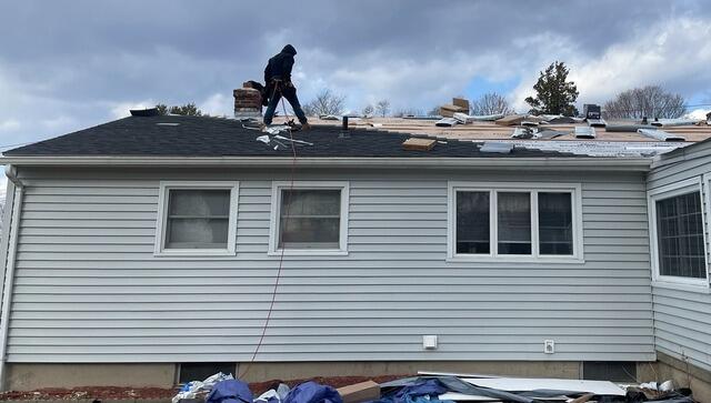 Shingles Are Installed