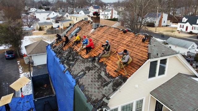 The Roof Teardown Begins