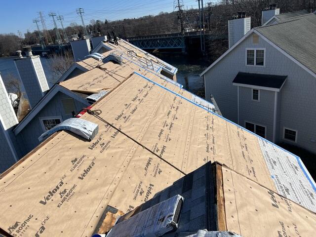 Underlayment Is Applied