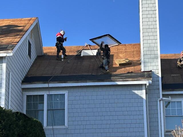 Old Skylights Are Removed