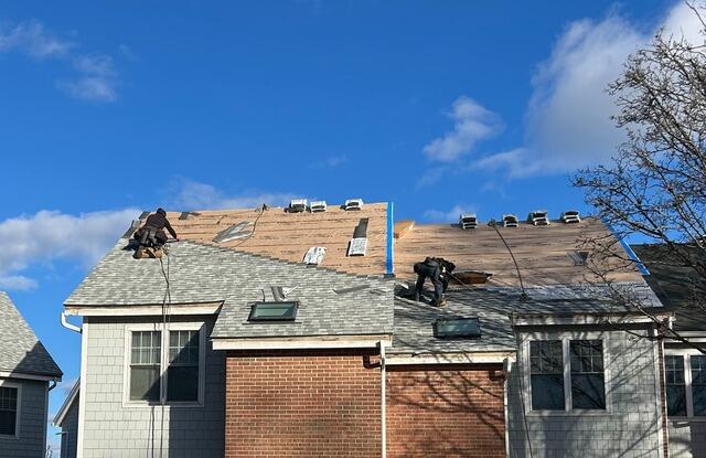 New Shingles Are Installed