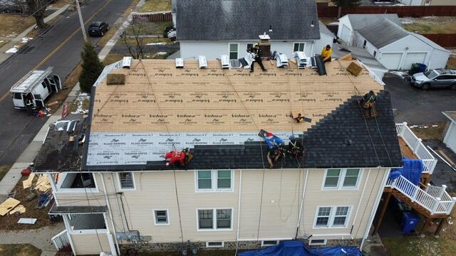 Shingles Are Installed