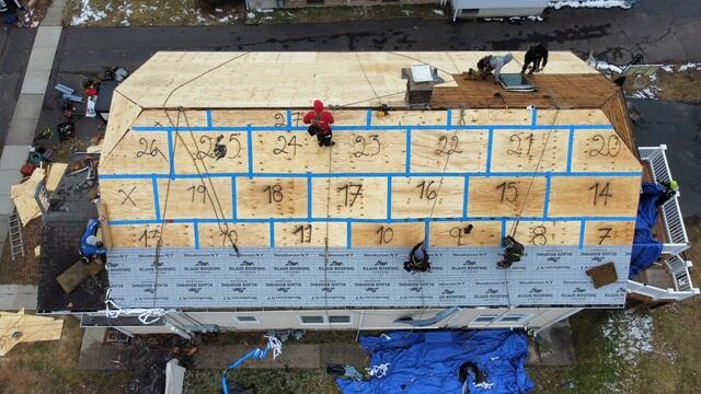 Deck Tape & Underlayment Is Applied