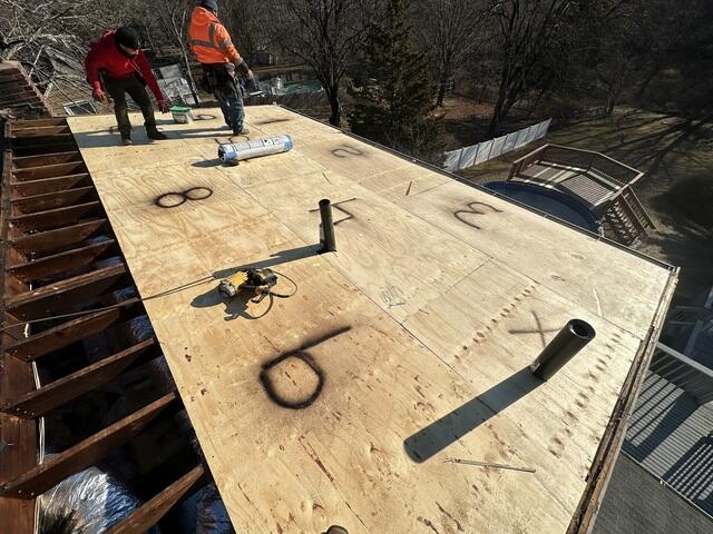 The New Plywood Is Installed