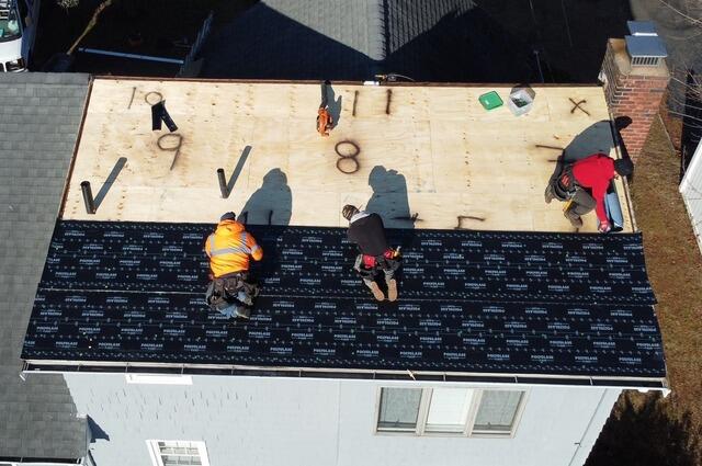 Special Underlayment Is Applied