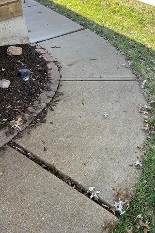 Uneven Concrete Slabs