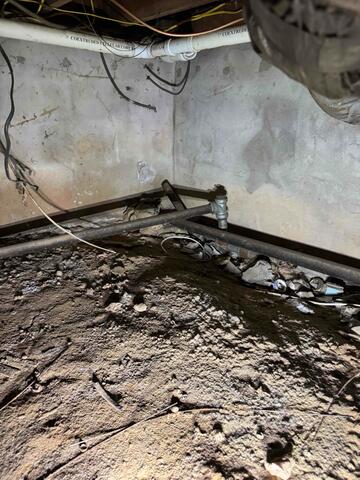 Moisture in Crawlspace