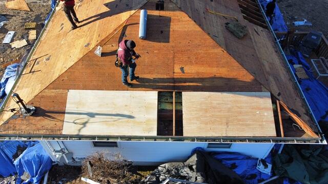 Plywood Is Replaced