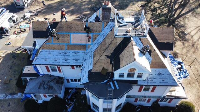 Seams Are Covered & Underlayment Is Applied