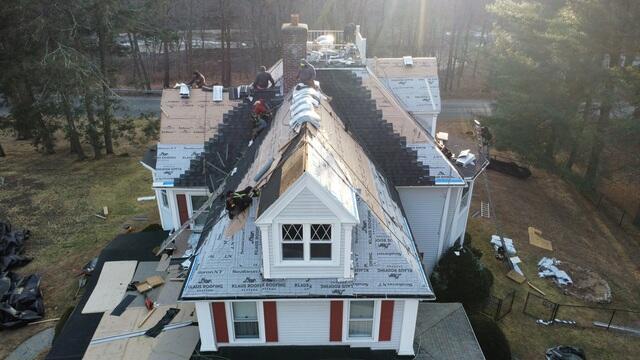 Shingles Are Installed