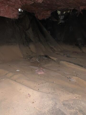 Damaged Vapor Barrier in Need of Replacement