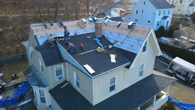 Polyester Cap Is Installed