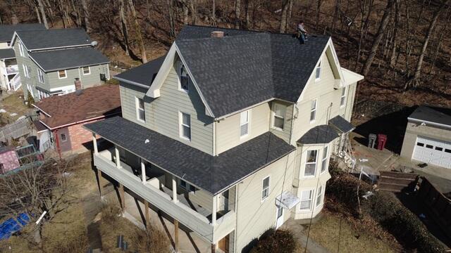 Completed Roof: Aerial View