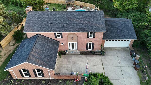 Aerial View of New Roof