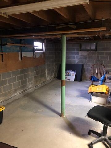 Moisture in Basement