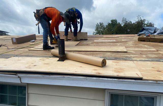 Plywood Is Replaced