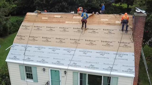Underlayment Is Applied