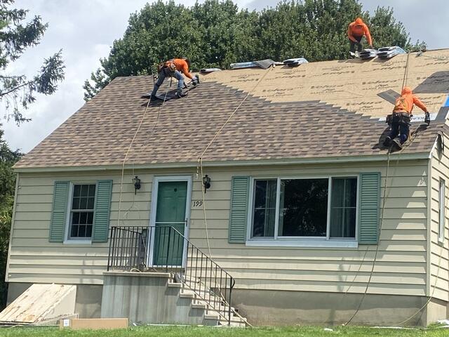 New Shingles Are Installed