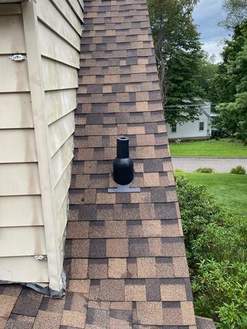 New Pipe Boots Are Installed