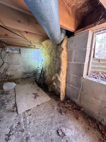Damp Crawl Space