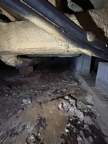 Damp Crawl Space