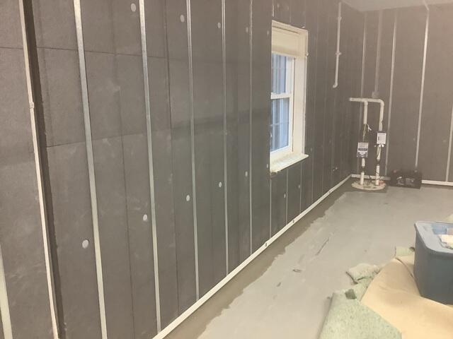Basement to Beautiful Panels and TripleSafe Sump Pump