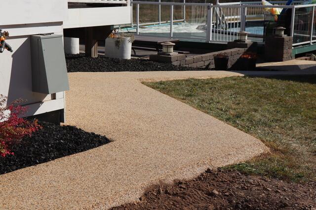 Freshly Transformed Sidewalk with DuraStone