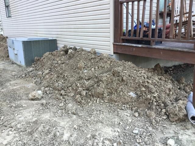 Back Filled Soil