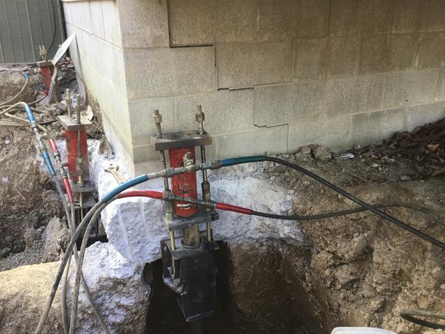 Piers Installed