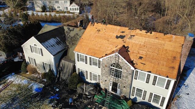 Old Shingles Are Removed
