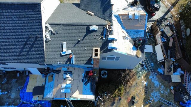 New Shingles Are Installed