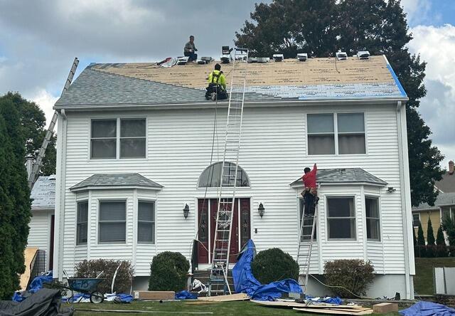 Shingles Are Installed