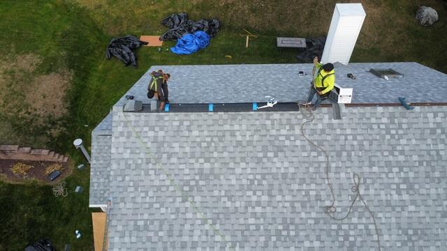Ridge Vent Is Installed