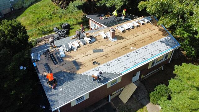 Shingles Are Installed