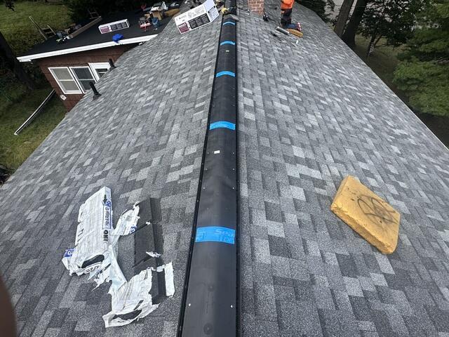 Ridge Vent Is Installed