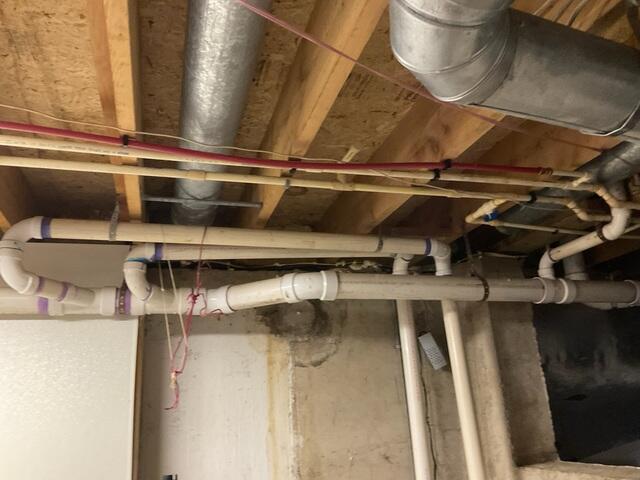 Exposed Walls and Floors in Crawlspace