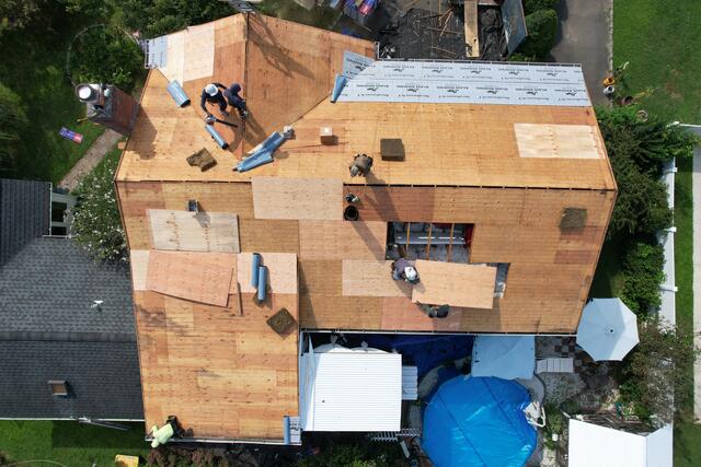 Plywood Is Replaced