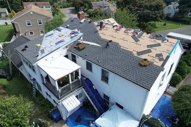New Shingles Are Installed
