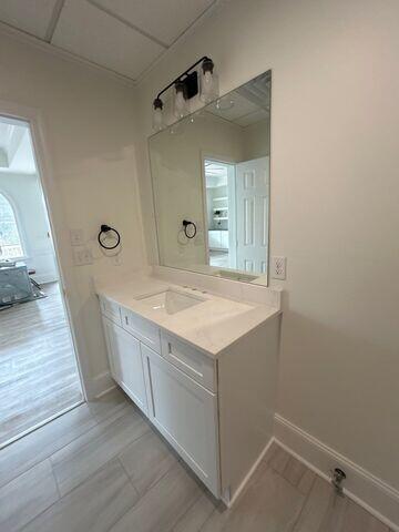 Post Fire Reconstruction Finished in Basement Bathroom