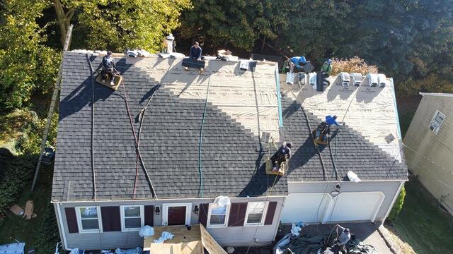 New Shingles Are Installed