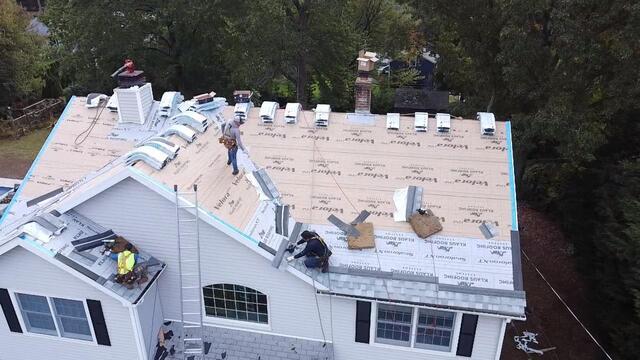 New Shingles Are Installed