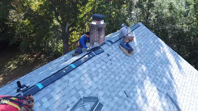 Ridge Vent Is Installed