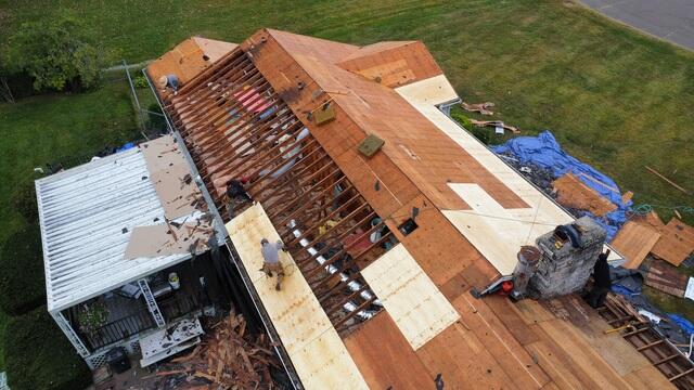New Plywood Is Installed