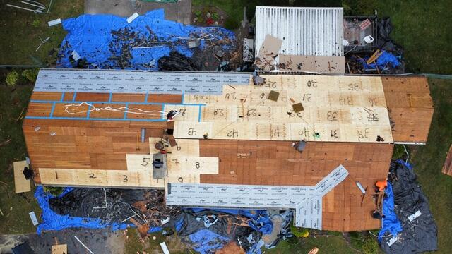 Seams Are Taped & Underlayment Is Put Down
