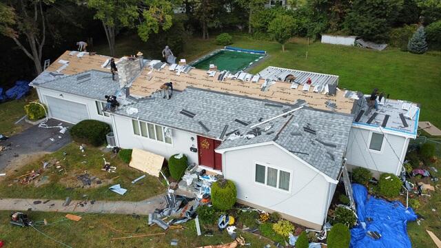 New Shingles Are Installed
